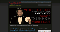 Desktop Screenshot of hypnogician.co.uk